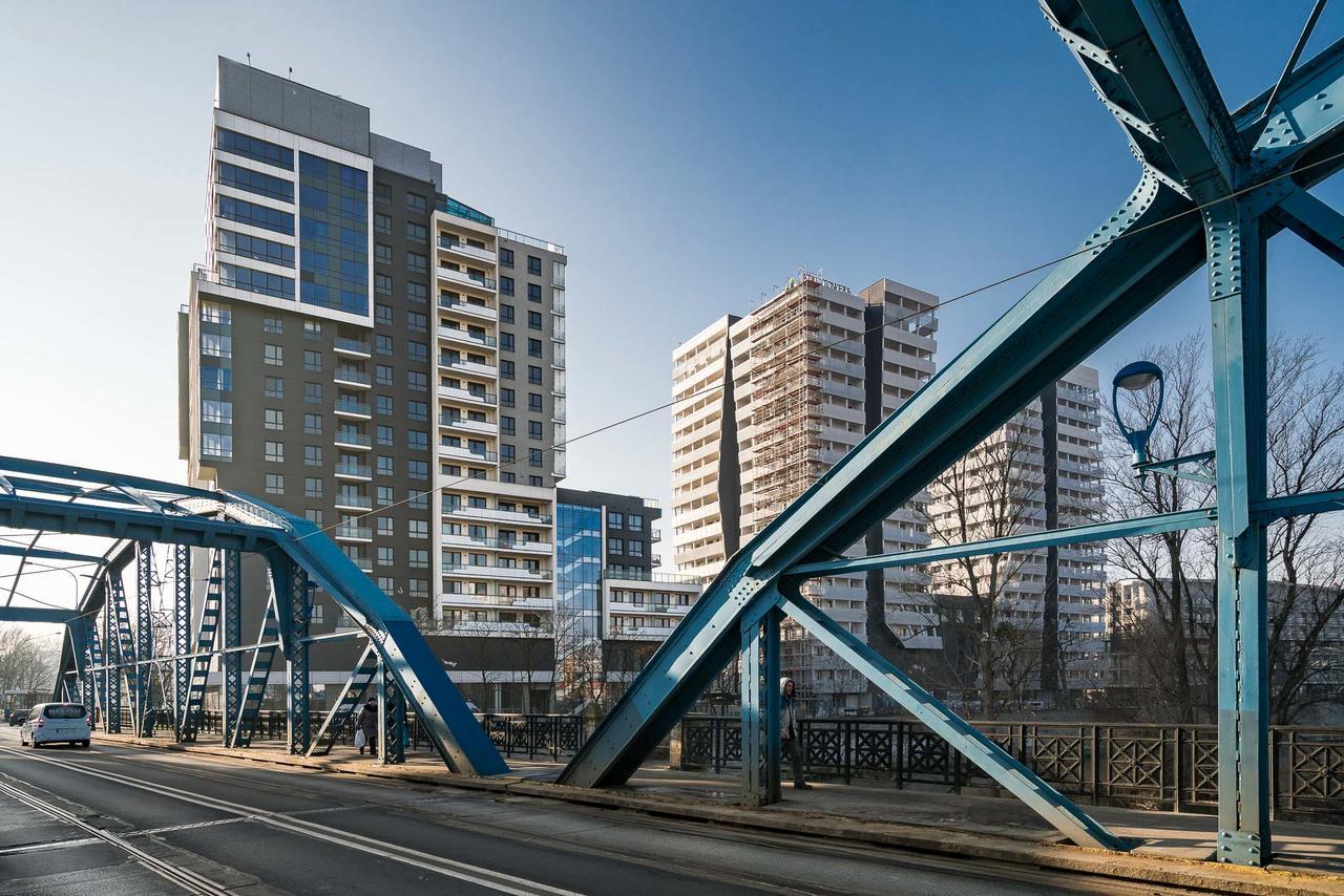 شقة Rentplanet - Odra Tower فروتسواف المظهر الخارجي الصورة