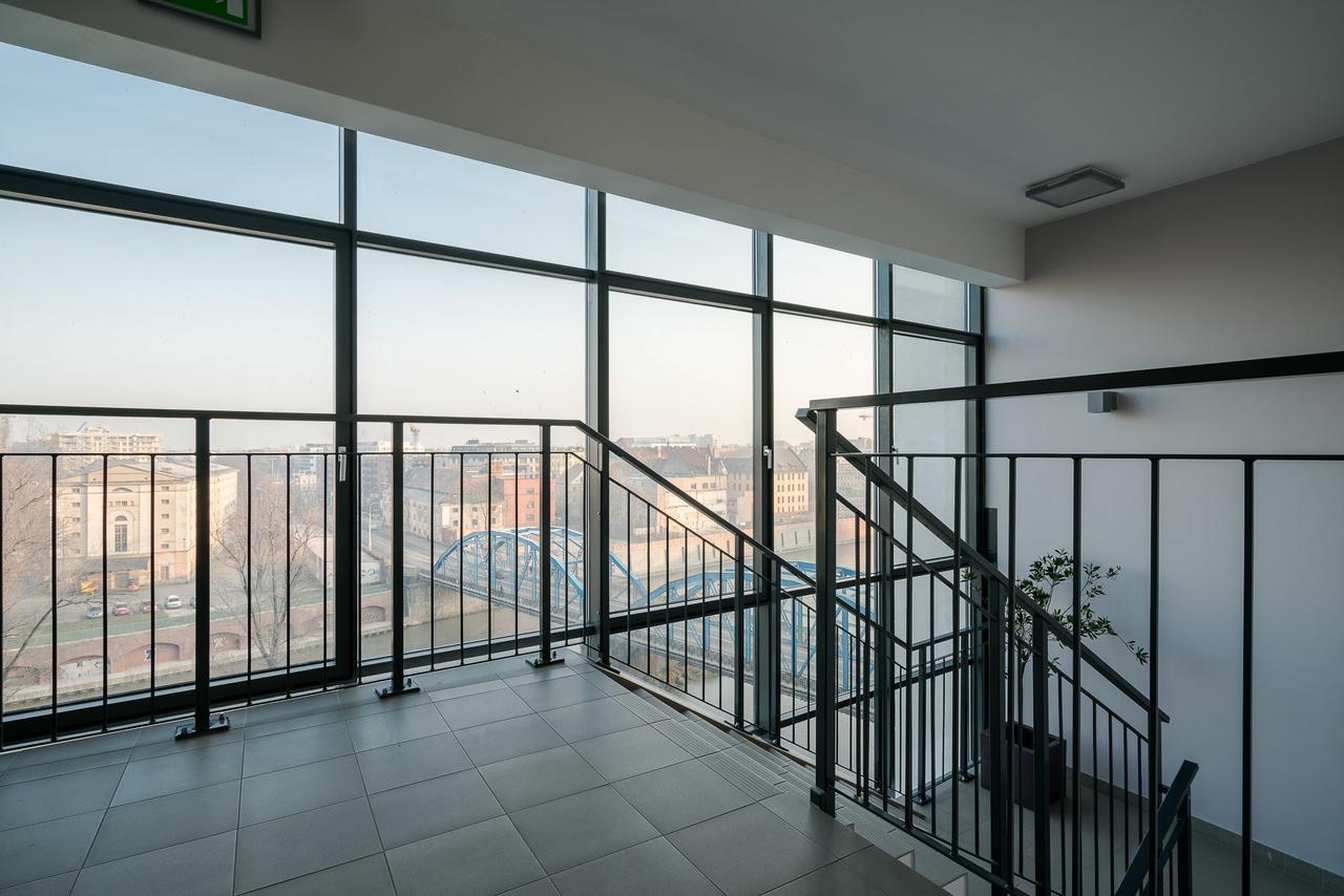 شقة Rentplanet - Odra Tower فروتسواف المظهر الخارجي الصورة