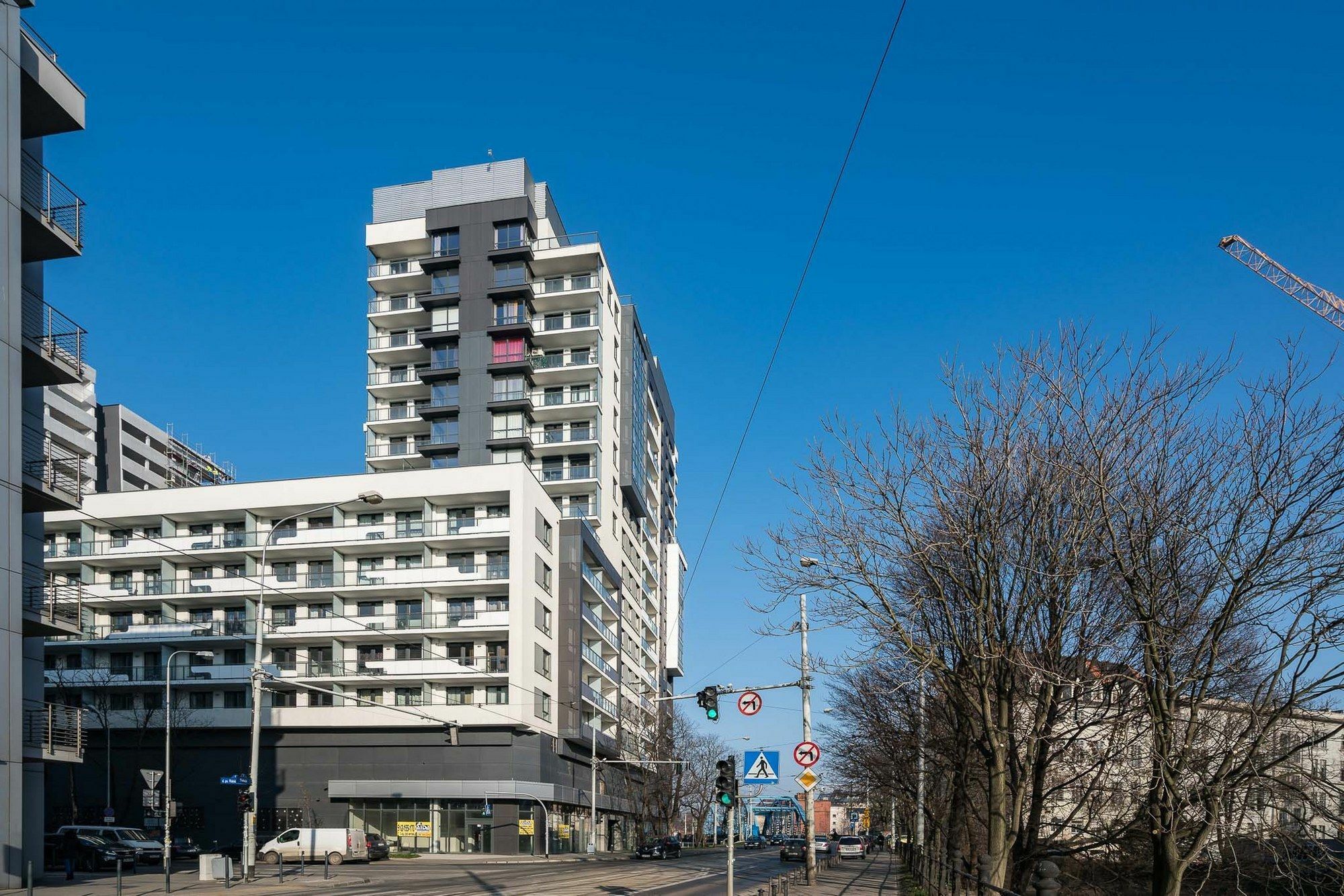 شقة Rentplanet - Odra Tower فروتسواف المظهر الخارجي الصورة